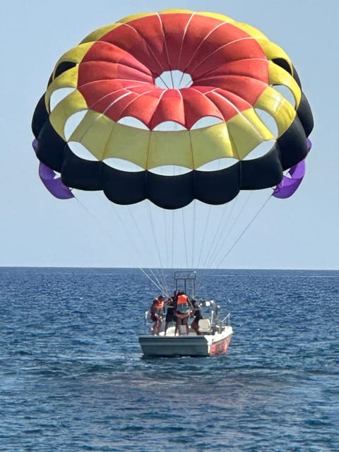 Santorini: Parasailing ExperiencePerissa,Perivolos,St.George - Weather is the real wildcard