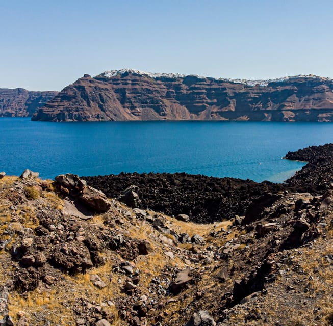 Santorini Port: 3 Hour Cruise to Volcano and Hot Springs - The ride across the caldera