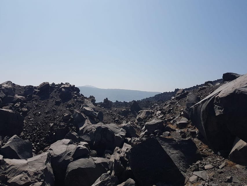 Santorini Port: Cruise to Volcano, Hot Springs & Thirassia - Thirassia for lunch, steps, and village views