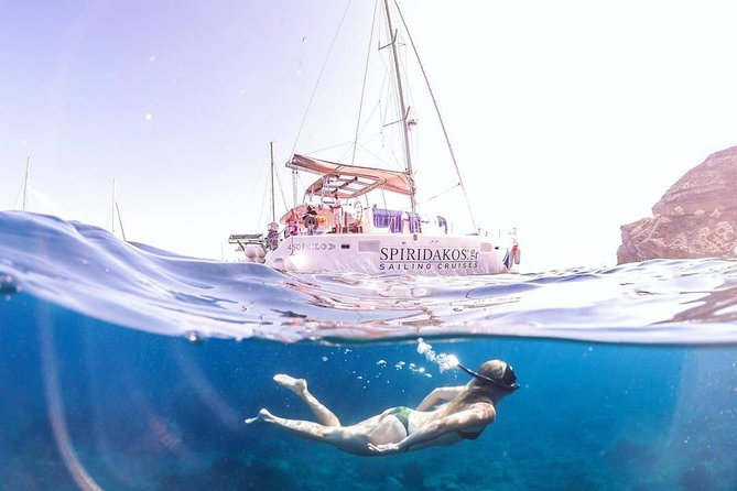 Santorini Private Catamaran Cruise with BBQ, Open Bar & Transfers - Why a private catamaran is a smart way to see Santorini