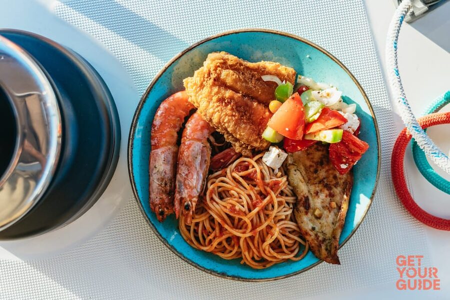 Santorini: Private Catamaran Tour with BBQ Meal and Drinks - Pickup rules you should sort out early