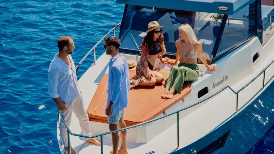 Santorini: Private Diamond 36 Motor Yacht Caldera Cruise - Who should book this cruise