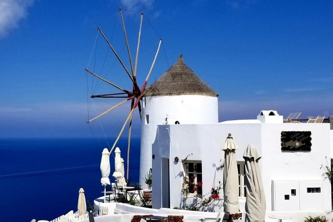Santorini Private Driver: Explore Santorini - Port & Hotel Pickup - Pyrgos and Megalochori slow the pace