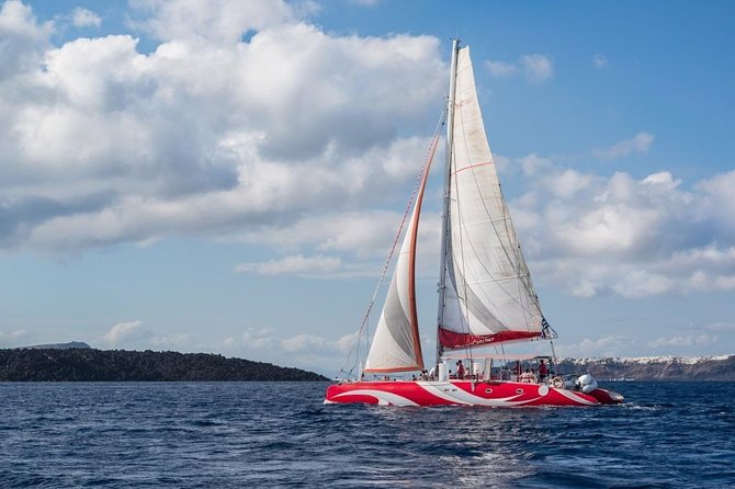 Santorini Sailing Dream Catcher with BBQ Lunch and Drinks - Swimming near Palea Kameni and Nea Kameni