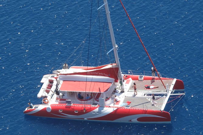 Santorini Sailing Dream Catcher with BBQ Lunch and Drinks - How the $145.12 price compares with the experience