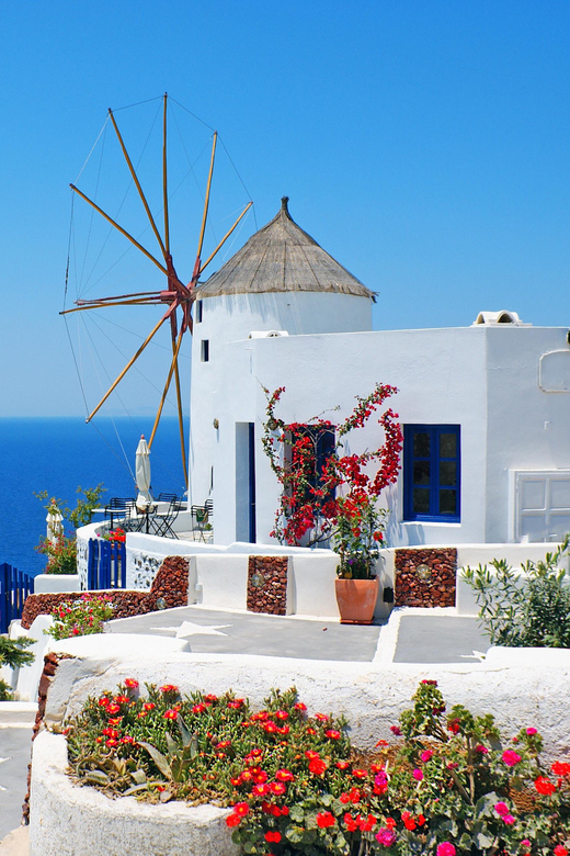Santorini: Shore Trip to Bypass Cable Car with Boat Transfer - Firostefani gives you an early caldera view