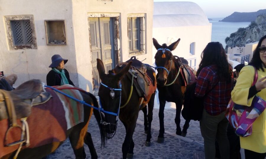 Santorini: Small-Group Highlights Tour of Venetian Castles - Perivolos, black sand, and a useful pause