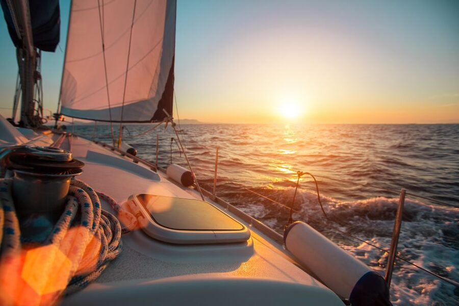 Santorini: Sunset Caldera Cruise with BBQ Meal and Drinks - Sailing Past Akrotiri and the Southern Beaches