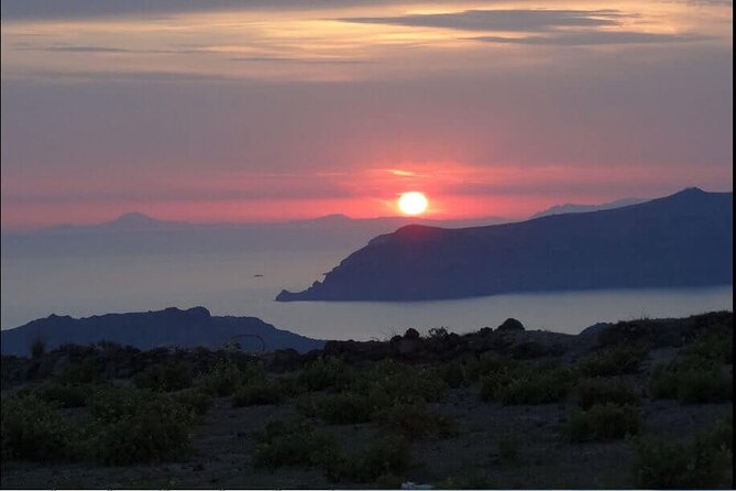 Santorini Sunset Wine Tour with Santo Winery Views - Transport, Pickup, and Group Size