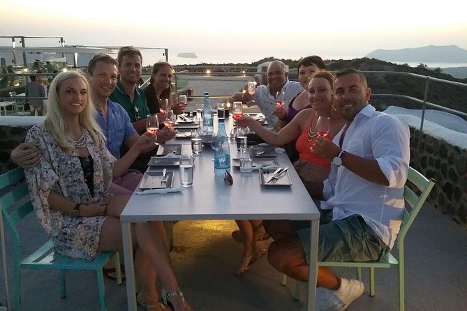 Santorini Sunset Wine Tour with Santo Winery Views - Estate Argyros and the First Taste
