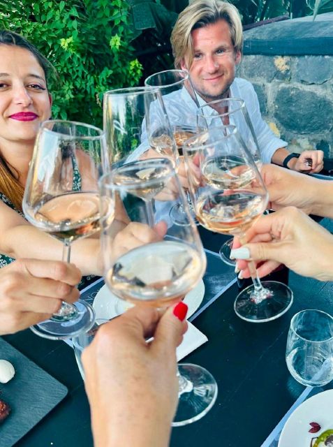 Santorini: Tour of Wineries with Wine Tasting & Food - The main winery stop: five courses and carefully matched wine