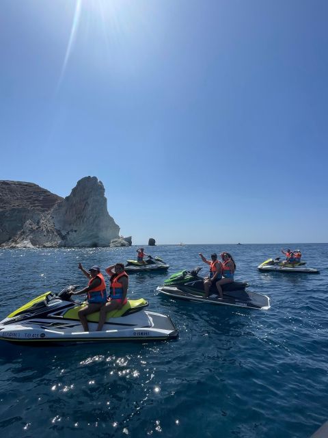 Santorini:Volcanic Beaches Cruise With Jet Ski - Timing, cancellation, and small practical details