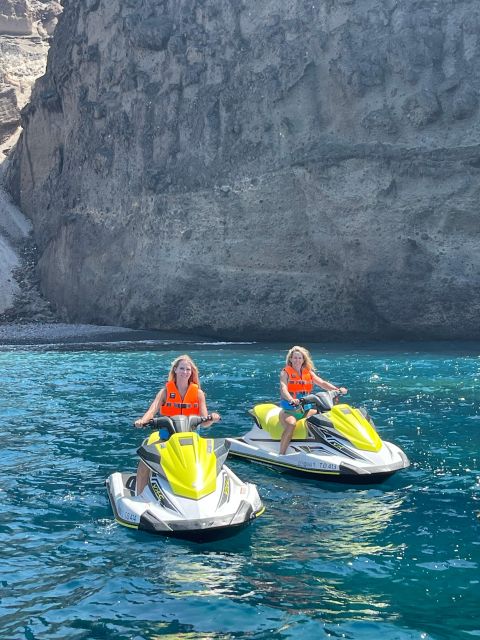 Santorini:Volcanic Beaches Cruise With Jet Ski - Setting out from St. George Beach