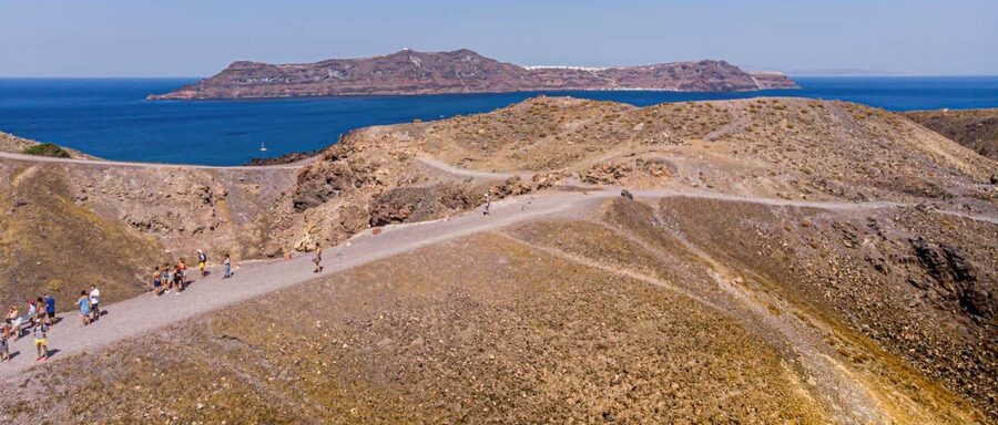 Santorini Volcano, Hot Springs Adventure - Thirassia, lunch, and Manolas