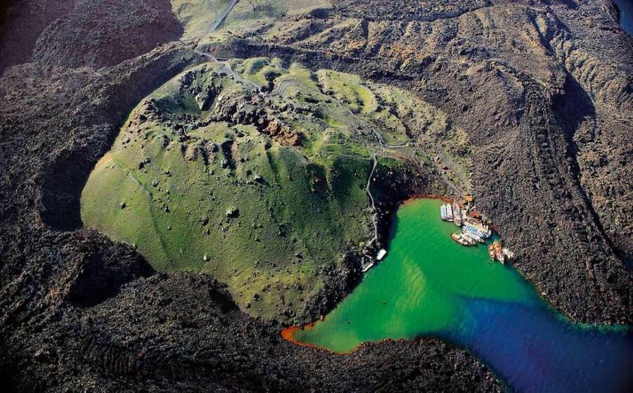 Santorini Volcano, Hot Springs Adventure - Starting at Fira’s Old Port