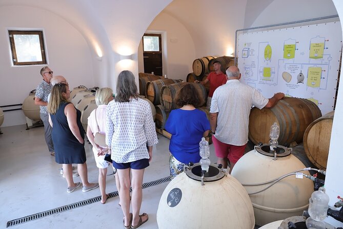 Santorini Wine Stories: Sunset Tour with Tasting & Dinner - The sunset at Venetsanos Winery