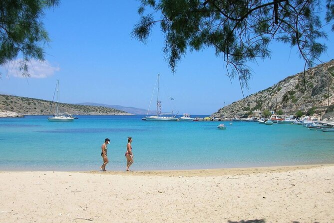 Semi-private Antiparos & Caves Blue Lagoon OR Rina Cave & Small Cyclades - Sailing with Captain George and the crew