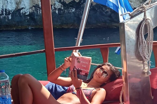 SEMIPRIVATE GALATEA tour Antiparos-Blulagoon-Despotiko-FREE DRINK - Swimming and snorkeling: bring the right kit