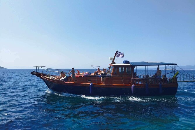 SemiPrivate Trip on 50ft Traditional Wooden Boat with Greek Lunch - Leaving Skiathos Town at 10:30