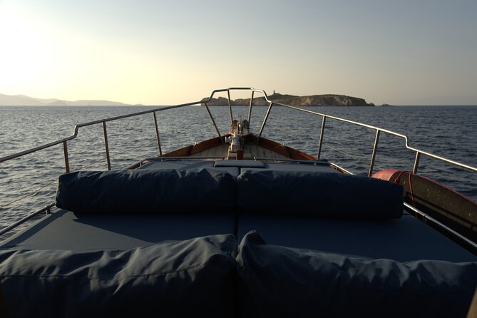 SemiPrivate Trip on 50ft Traditional Wooden Boat with Greek Lunch - Tsougrias for the final swim