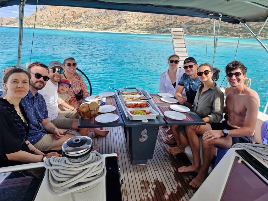 Shared Balos and Gramvousa Sailing Trip with Meal and Drinks - What the eight-hour schedule feels like