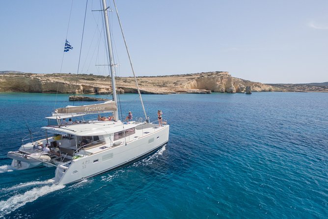 Shared Catamaran All inclusive-Day Cruise to Naxos or Paros - Swim stops are the heart of the day