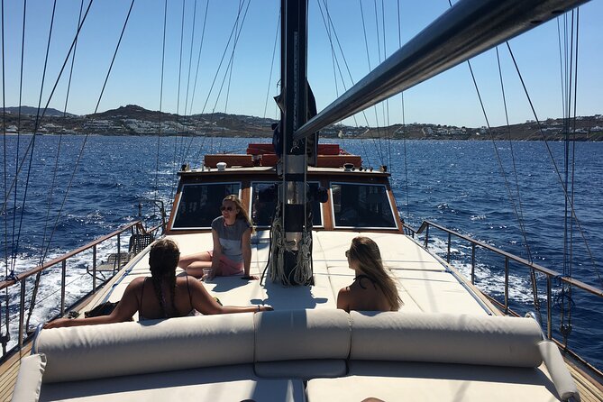 Shared Mykonos Sail Cruise to Delos and Rhenia Islands - Rhenia: two and a half hours for swimming and lunch