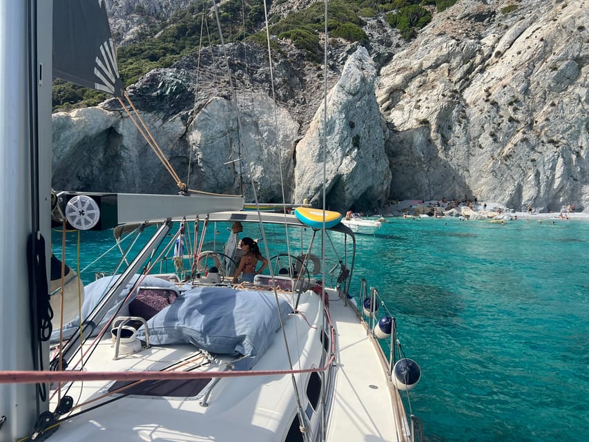 Skiathos: day sailing trip with swim stops and lunch - What Captain Babis adds to the day