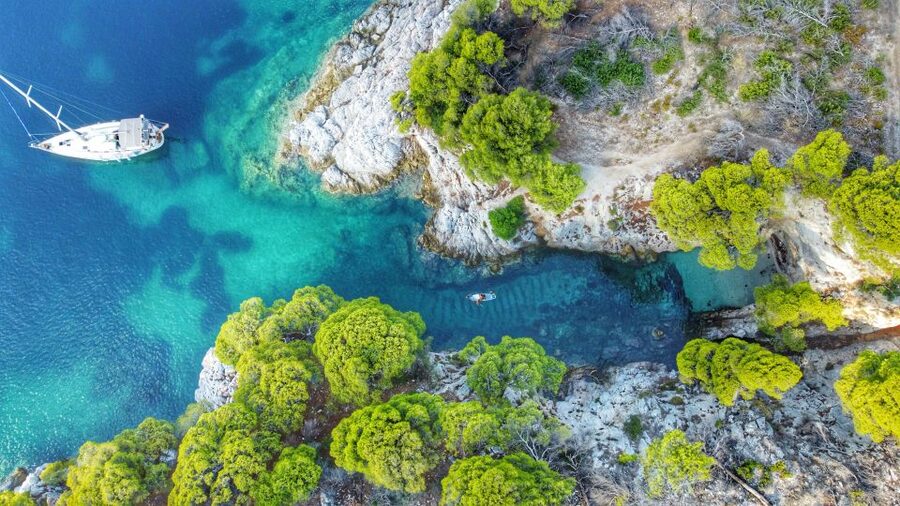 Skiathos: Full-Day Sailing Cruise with Lunch - Skopelos and the Mamma Mia coastline