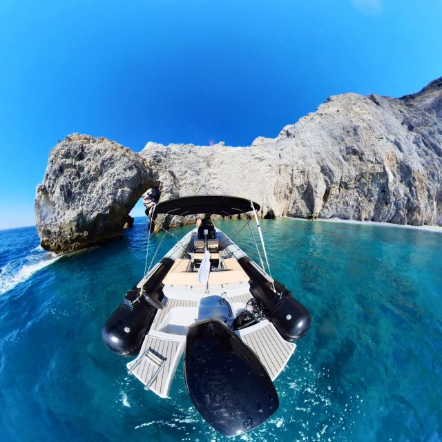 Skiathos: Private Lalaria Beach and Caves Speedboat Tour - Snorkeling near the Blue Cave