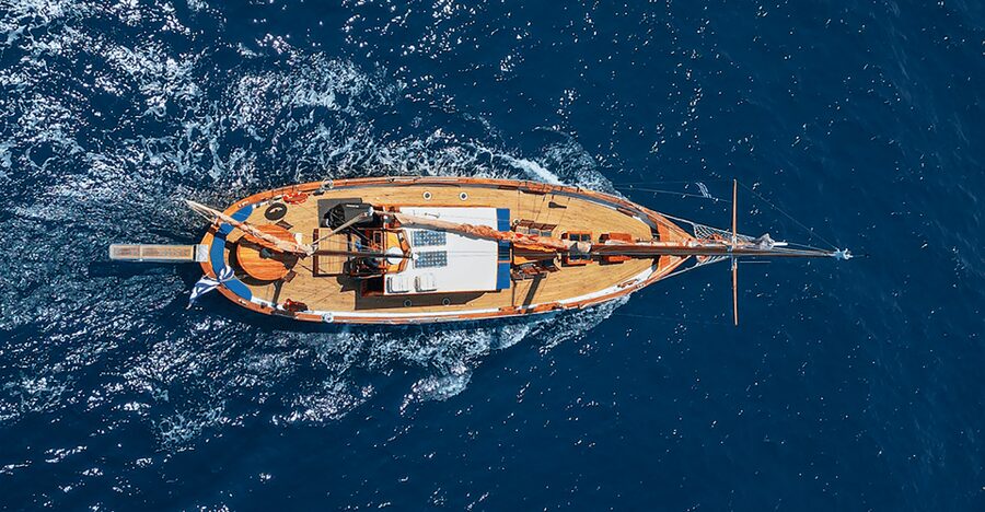Skiathos: Wooden Sailboat Full- or Half-Day Trip with Meal - Leaving Skiathos Old Port