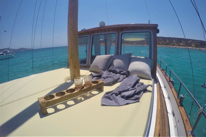 Small Group Kaiki Cruise & Greek Gastronomy Experience - Panteronisi, the Blue Lagoon finish