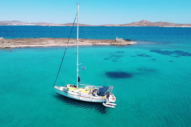 Small group,pass by Delos,swim in Rhenia,snap LVenice, free trans - Two hours near Rhenia for swimming and lunch
