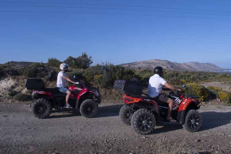 South Rhodes: ATV Quad Guided Tour 2 or 1 person on 1 Quad - How the guides handle mixed abilities