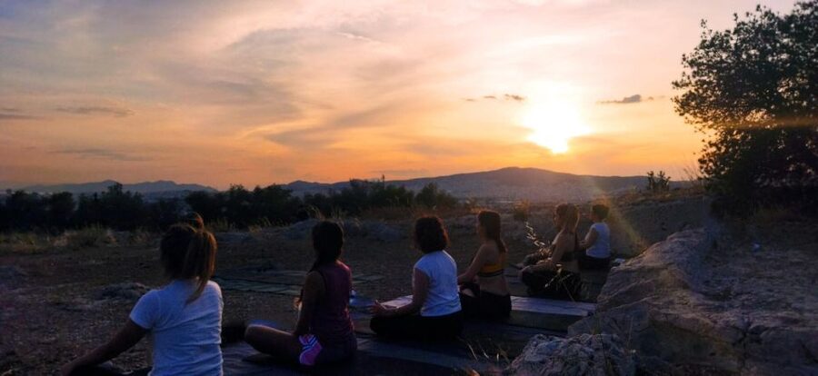 Sunrise Yoga & Meditation Acropolis & 360 view - Meditation brings the view into focus