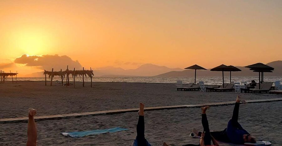 Sunset Pilates on Tigaki Beach - What the 50-minute class feels like