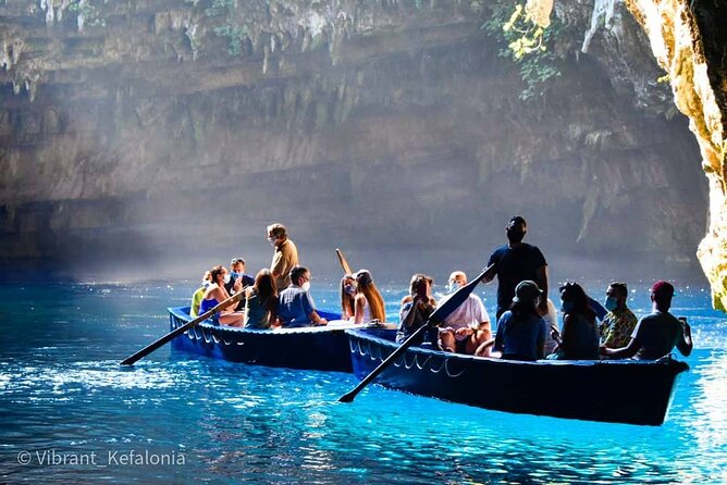 The Caves ....Drogarati Cave and Melissani Lake - Myrtos Beach is a viewpoint, not a swim stop