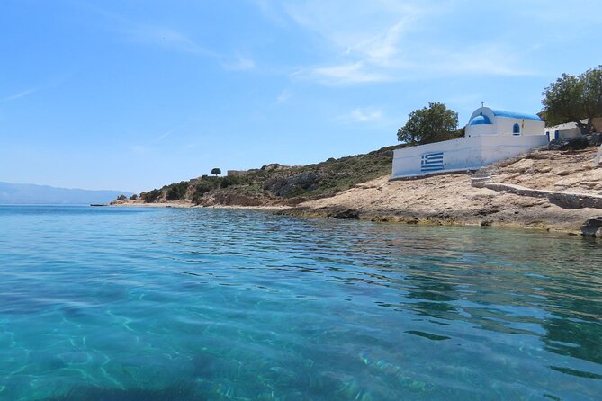 The Santa Maria 3 Island Cruise in the Aegean w/ Free Audio Guide - Plati is the day’s best water stop