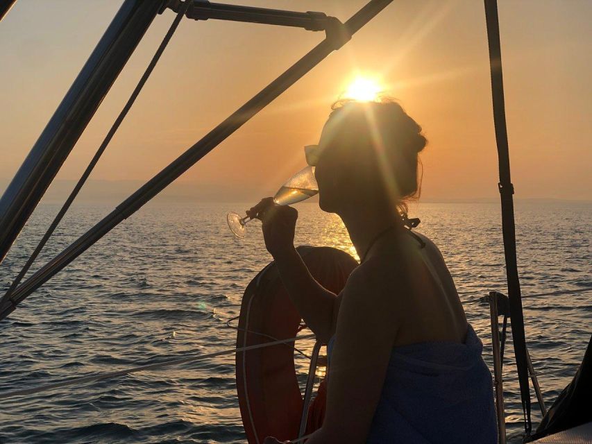 Thessaloniki Sunset Cruise departing from Nea Michaniona - Small bays, seaside homes, and open water