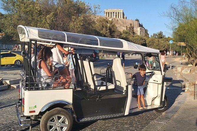 Tuk Tuk Athens Complete City Center Tour - 100% Electric (3 hour) - Ancient monuments along the road