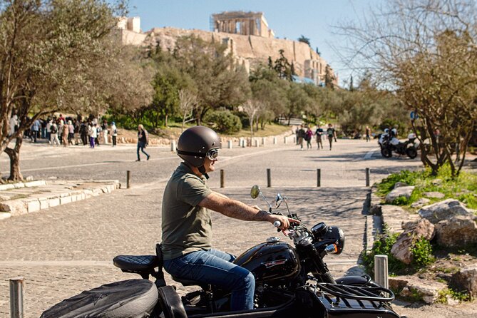 VIP Private Guided Tour of Athens Acropolis & Plaka in a Sidecar - Thiseio and views toward the Acropolis