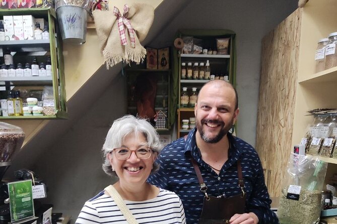 Walking “Food tasting tour” in the town of Chania - The herb shop and Cretan knife maker