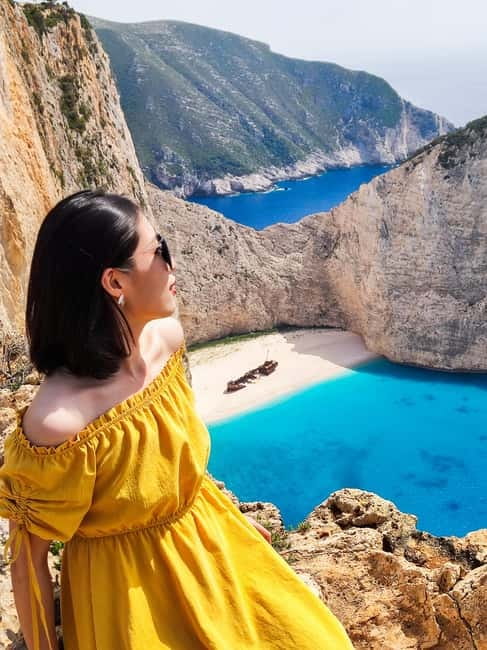Zakinthos: Shipwreck Beach and Blue Caves Land and Sea Tour - Xigia and Makris Gialos bring early swimming and photos