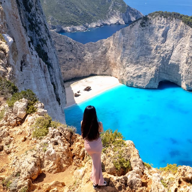 Zakynthos: Semi Private Shipwreck & Blue Caves Max 10 guests - Xigia Sulfur Beach adds a very different stop