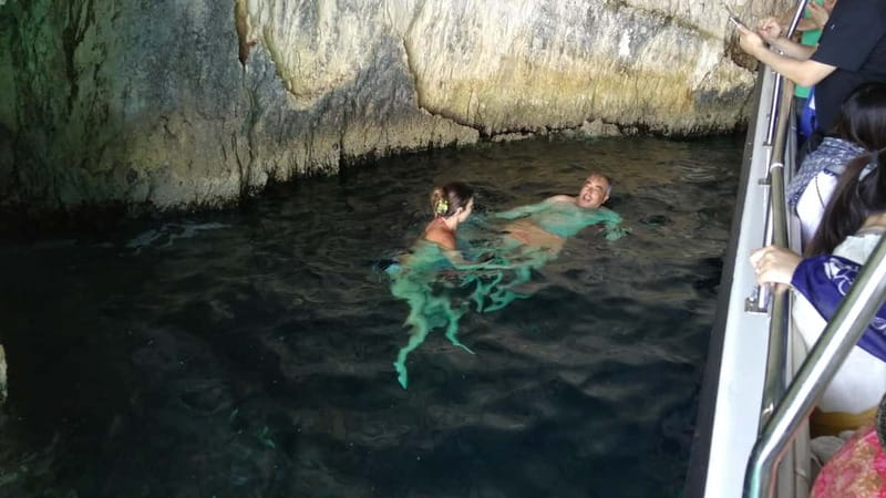 Zakynthos: Shipwreck Beach, Viewpoint, Blue Caves Day Tour - Blue Caves bring the boat right into the rock