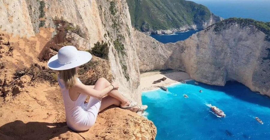 Zakynthos Small Group Tour Shipwreck & Blue Caves Land & Sea - A farm visit with olive oil, wine, and black raisins