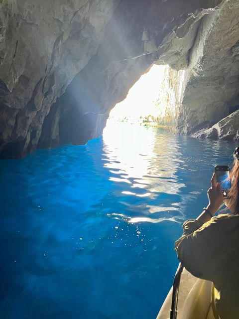 Zante: Half-Day Tour to Navagio, Blue Caves & White Beach - Local wine, olive oil, and handmade products